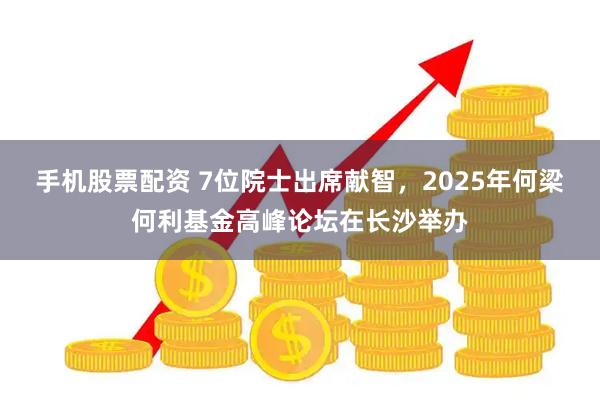 手机股票配资 7位院士出席献智，2025年何梁何利基金高峰论坛在长沙举办